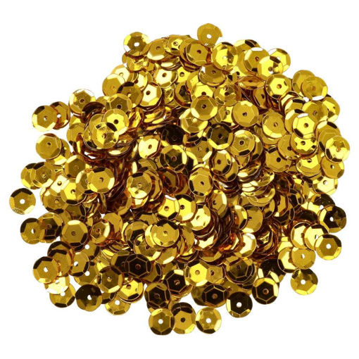 Picture of SEQUINS GOLD 8MM - 14 GRAMS